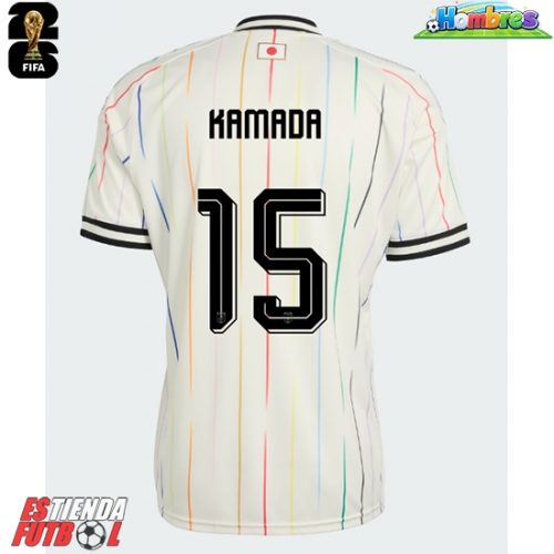 Japón Daichi Kamada #15 Segunda Equipación Mundial 2026 Manga Corta